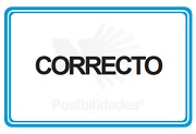 Correcto
